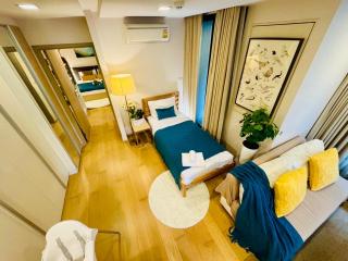 Cozy Spacious 1BR 2Bed GardenView 500m BTS Thonglo, Samitivej, SKV49, Rooftop Pool - 5