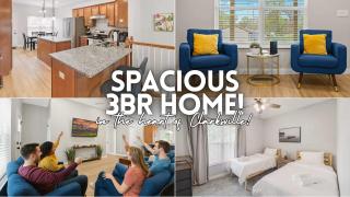 3BR 2BA Home with King Queen & Twin Beds - 0