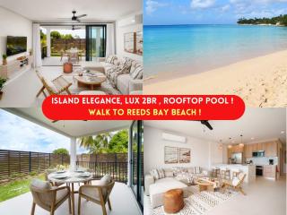 Caribbean Luxury 2BR Walk to Beach Sky Pool Deck - 0