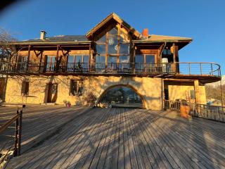 Chalet d exception ensoleillé, vue grandiose - Faucon-de-Barcelonnette - 3