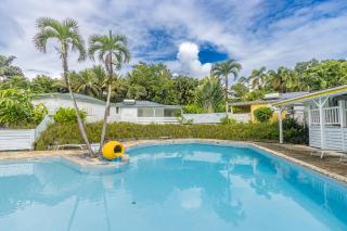 Le Curaçao, kaz dans jardin tropical avec piscine - 0