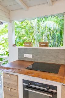 Le Curaçao, kaz dans jardin tropical avec piscine - 1