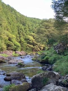 川辺-KAWABE-BBQ-川遊び-fishing - 3