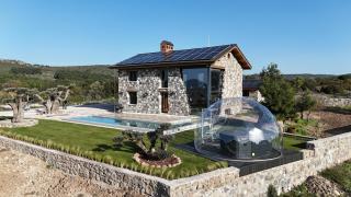 Isıtmalı Jakuzi 6000m2 içerisinde özel taş villa - 8