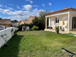 Coté piscine Villa plain pied - 7