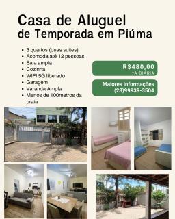 CASA PROXIMA A PRAIA EM PIUMA temporada - 0