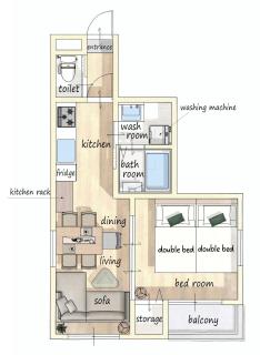 Nagoya Sta 14 min Up to 7 2 Beds and Sofa Bed - 9