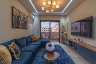Amber Retreat Appartement luxueux avec balcon, piscine et parking - Marrakech - 1