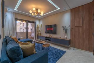 Amber Retreat Appartement luxueux avec balcon, piscine et parking - Marraquexe - 0