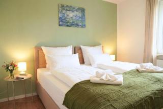 Große Wohnung mit 3 Schlafzimmern & 6 Boxspringbetten, WLAN, Smart TV, Parkplatz, Waschmaschine & Trockner - 7