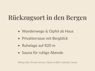 Ruhige Wohnung in den Bergen mit Terrasse - 2