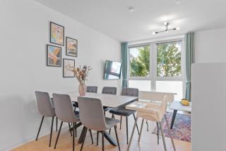 CityFlair 6 Pers Flughafen Stuttgart Messe U7 Whg2 - 3