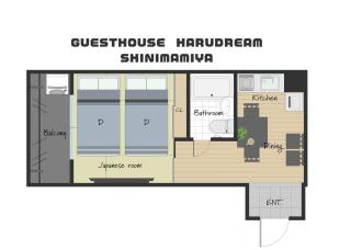 GuestHouse HaruDream新今宮513 - 8