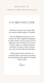 Sosun View Private Villa - Thoddoo - 5