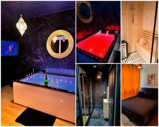 Jacuzzi privé, Sauna & Design Chic - 9