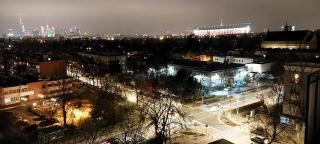 Studio z widokiem na panoramę Warszawy blisko Stadionu Narodowego - 6