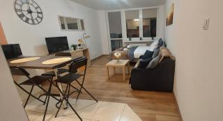 Studio z widokiem na panoramę Warszawy blisko Stadionu Narodowego - 3