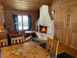 Koselig Sentral Eldre Hytte Med Peis - 9
