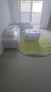 A one-bedroom apartment with a living room, kitchen, and balcony - Monastir - 1