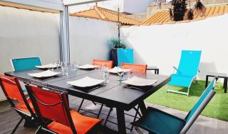 Le Lounge, maison avec terrasse proche plage - 0