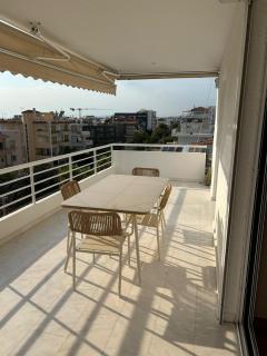 Glyfada Top-Floor 2BR, Sea and City Views - 2