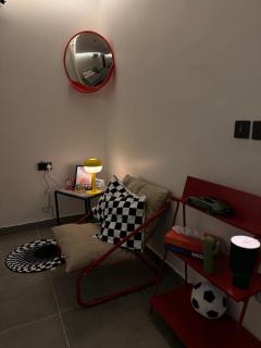 A modern studio in bold colors - 5