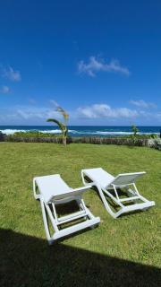 AQUAWAVES - Villa VAGUELIS 6 à 8 personnes - Front de Mer au Moule - vue Désirade & Surf - 6