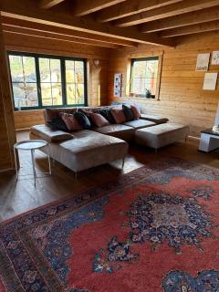 Blockbohlen HolzHaus mit Sauna, Outdoor Jacuzzi und BadeTeich - 4