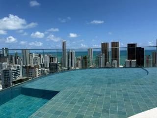 Flat#1 -Boa Viagem, Recife, Ed. Praia de Gameleira - 9