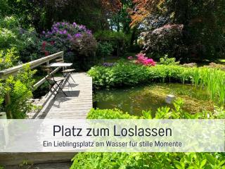elbe511ferienzuhause im parkähnlichen Garten mit Teich - 5