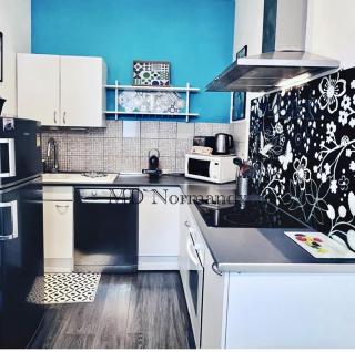 Belle Maison centre Villerville - 8 personnes - Terrasse - 3