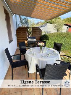 Apartment Karin - Modern ausgestattet und ideal für Gruppen bis 6 Personen und Hund, egal ob Familie, Kollegen oder Freunde, 85qm mit Terasse und eigenem Stellplatz - 8