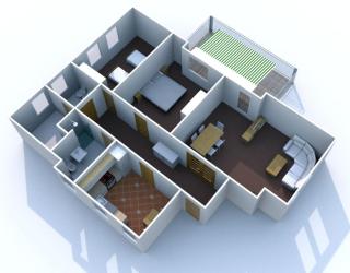 Ferienwohnung Bergmann mit Balkon und Kamin - 2