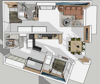 Appartement neuf et cosy les Tommeuses vue splendide, sur piste, Tignes Val Claret - 9