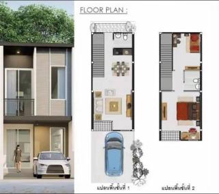 ทาวน์โฮมทรัพย์มาลีโครงการ9ลำพูน - 1
