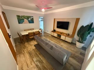 Frente Mar com garagem, Ar Condicionado e WI-FI grátis em Santos - 4