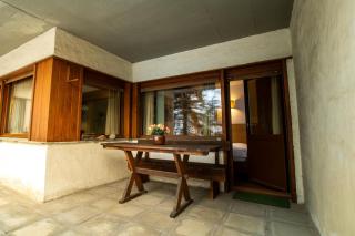 Chesa San Gian - Terrace on garden - 1