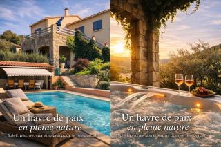 Le domaine des Oliviers ALES Piscine Jacuzzi Sauna - 0