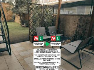 Deluxe Room with Private Kitchen and Garden - Close to Metro C - 0