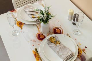 Boho Beige Apartment - Walkable to Beach with Workspace, Fast WiFi, AC & Full Kitchen - 9