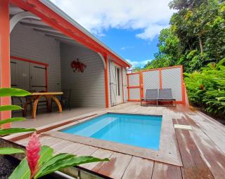 Caraïbes Cottages Corail piscine privée a 900m de la plage de Grande Anse - 0
