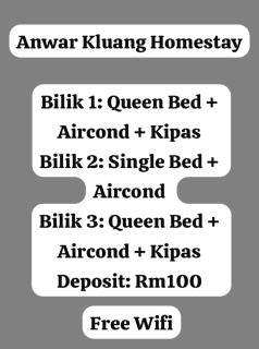 Anwar Kluang Homestay - Musli m Only - 9