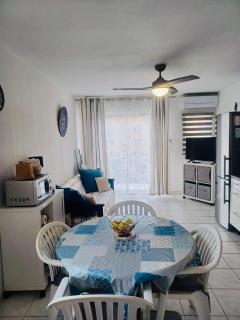 V0742 - T2 climatisé front de mer avec terrasse et une place parking - 9