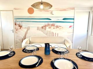 Chalet Sybille, front de mer 1ère LIGNE clim avec draps et ménage final inclus - 1