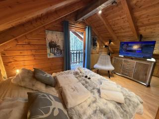 LE RENNE Chalet en bois au calme avec SPA Jacuzzi - 7