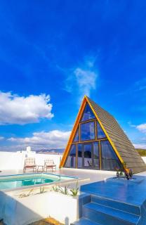Wadi Bani Khalid-Al Joud Green hostel A-Frame Cabin - 0