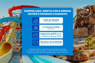 diRoma Lacqua V direto com o Grupo diRoma com acesso ao Acqua Park e Café da manhã - 0