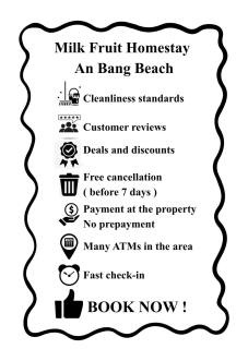 Milk Fruit Homestay - An Bang Beach - 1