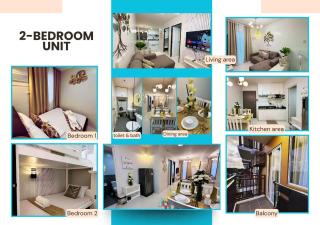 2BR Cozy Condo with a Balcony, FREE Pool, Gym Parking Near Airport - B2 6LusterB - 9