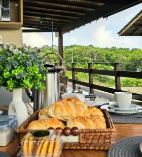 Vista da Lagoa Aruá, 2 suítes com Churrasqueira - 2